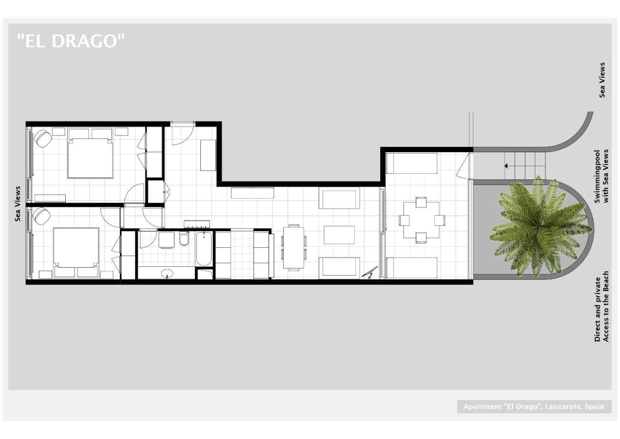 El Drago Apartment Costa Teguise Bagian luar foto